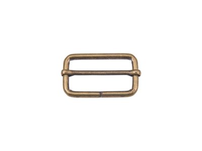 Leiterschnalle Metall ca. 40 mm - altgold