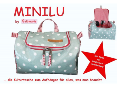 Papierschnittmuster elbmarie Kulturtasche MINILU - Tasche
