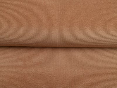 Cord Stretch Washed - 2 mm Breite Rippen - uni camel