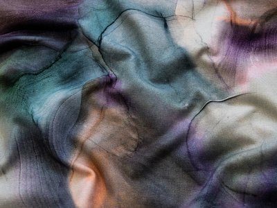 Jersey Digitaldruck - aquarelliger Farbverlauf - rosa