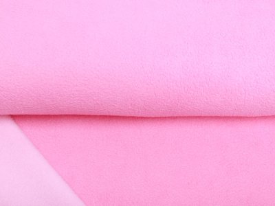Hochwertiger Fleece Doubleface - uni rosa