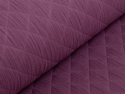 Musselin Double Gauze Rautenstepper - uni beere