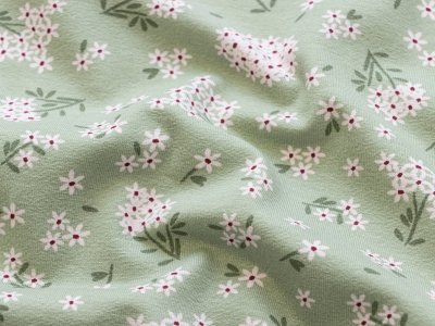 Jersey - Blumensträuße - mint