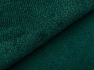 Bambus Fleece - uni smaragdgrün