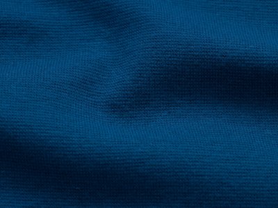 Glattes Bündchen im Schlauch - uni marineblau