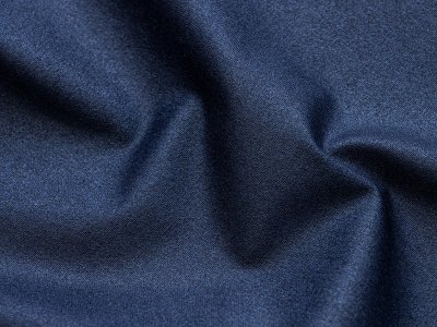 Beschichtete Webware Baumwolle - uni marineblau