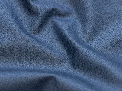 Beschichtete Webware Baumwolle - uni jeansblau
