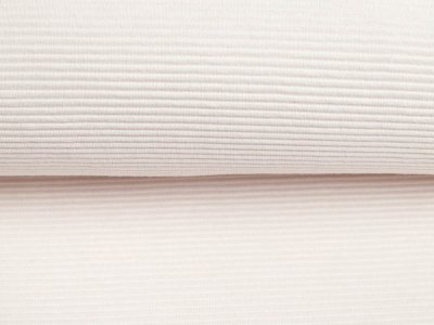 Jersey Ottoman Querrippe - uni beige