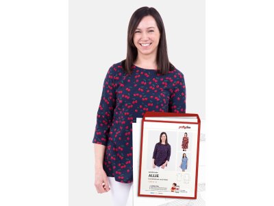 Papierschnittmuster pattydoo Bluse und Kleid ALLIE - Damen