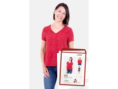 Papierschnittmuster by pattydoo Damenbluse und Kleid - JANE