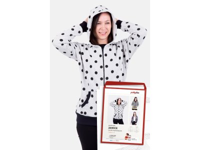 Papierschnittmuster pattydoo Kapuzenjacke JANICE Damen