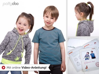 Papierschnittmuster pattydoo Kindershirt Paul