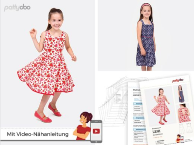 Papierschnittmuster pattydoo Kleid LENI - Mädchen