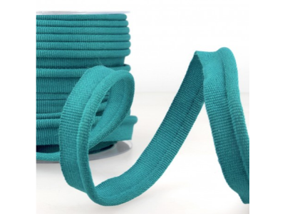 Paspelband Biese 6 mm - uni petrol