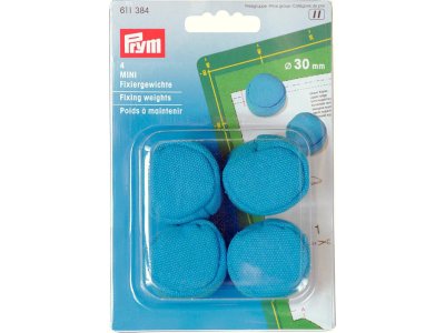 Fixiergewichte mini 30 mm 4 Stück - blau