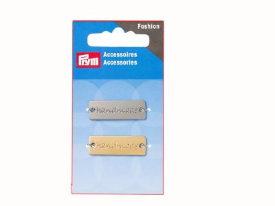 Prym Pins rechteckig - handmade - silber/gold