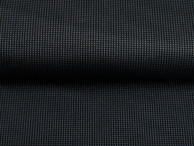KDS Queen's Collection Estella - Webware Baumwolle - glänzende Punkte - schwarz