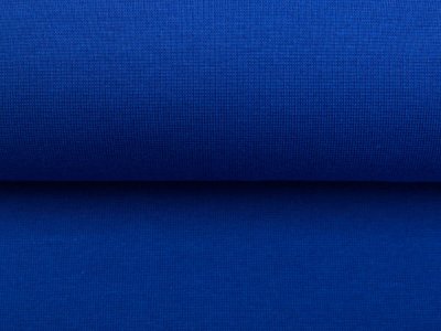 Glattes Bündchen 35 cm im Schlauch - uni royalblau