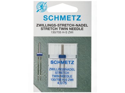 Zwillingsnadel Schmetz 130/705 H-S ZWI Stretch 4,0/75 mm