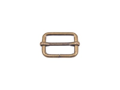 Leiterschnalle Metall ca. 30 mm - altgold