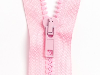 Reißverschluss teilbar 80 cm - rosa