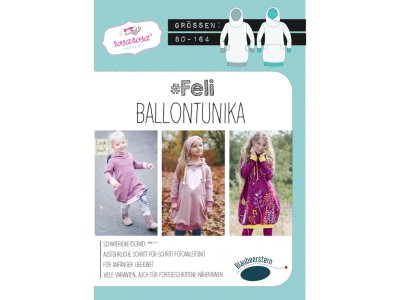 Papierschnittmuster Blaubeerstern RosaRosa BALLONTUNIKA Feli - Mädchen