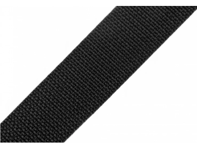 Gurtband 30 mm - uni schwarz
