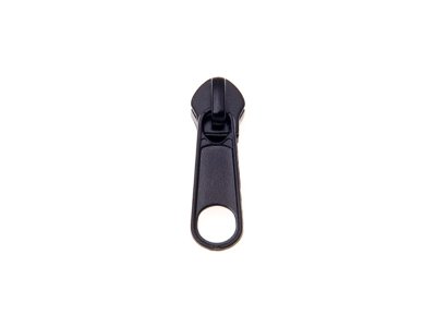 Zipper/Schieber für Spiralreißverschlüsse 5 mm - Set 5 Stück - uni schwarz