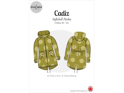 Papierschnittmuster Farbenmix - Cadiz Softshellparka - Baby-Kleinkinder-Kinder