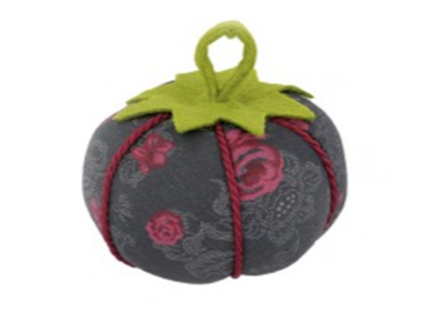 Nadelkissen Tomate 8 cm x 6 cm - schwarz