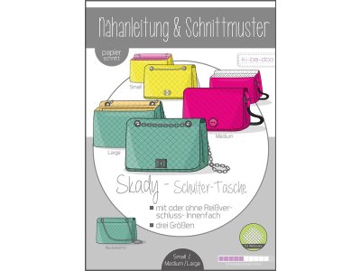 Papierschnittmuster ki-ba-doo Skady - Schultertasche - Damen-Mädchen