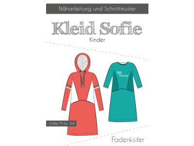 Papier-Schnittmuster Fadenkäfer - Kleid SOFIE - Kinder