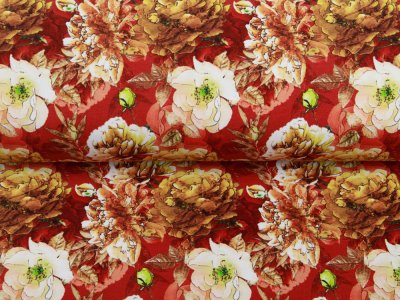 Jersey Digitalprint Stenzo Circles - Blumen - terrakotta
