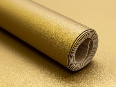 Struktur Kunstleder Brilliant Coupon ca. 50 cm x 70 cm - metallic goldfarben