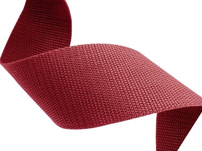 Gurtband 30 mm x 1,3 mm - uni burgunder