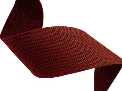 Gurtband 30 mm x 1,3 mm - uni dunkler burgunder