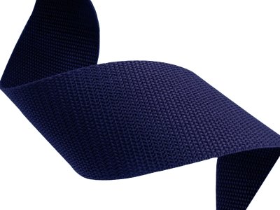 Gurtband 30 mm x 1,3 mm - uni kobaltblau