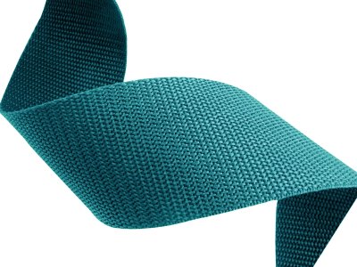 Gurtband 30 mm x 1,3 mm - uni türkis