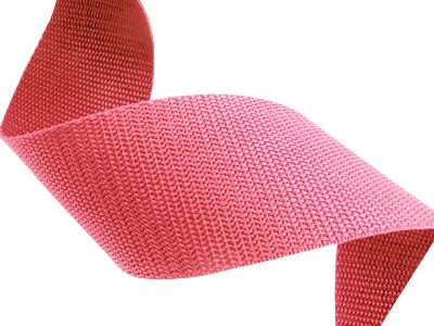 Gurtband 30 mm x 1,3 mm - uni dunkles rosa
