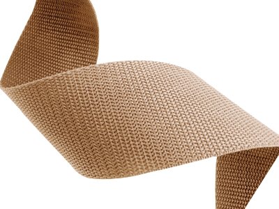 Gurtband 30 mm x 1,3 mm - uni helles beige