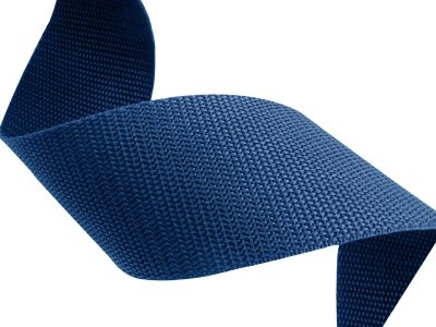 Gurtband 30 mm x 1,3 mm - uni blau