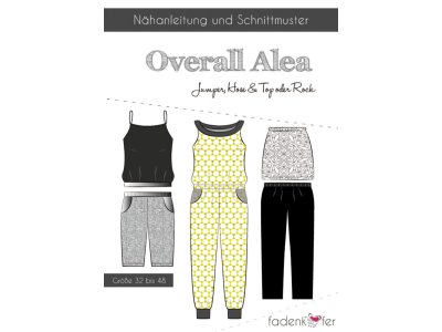 Papier-Schnittmuster Fadenkäfer Alea Overall Damen