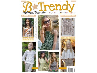 B-Trendy #20 Frühling/Sommer 2023 - Schnittmuster-Zeitschrift für Kinder