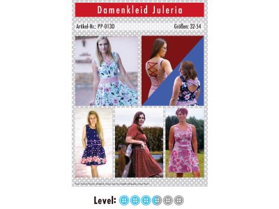 Papier-Schnittmuster Paule und Paulinja - Kleid Juleria - Damen