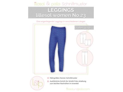 Papierschnittmuster lillesol women No.23 Leggings