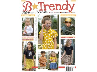 B-Trendy NR: 16 Frühling/Sommer 2021 - Schnittmuster-Zeitschrift für Kinder