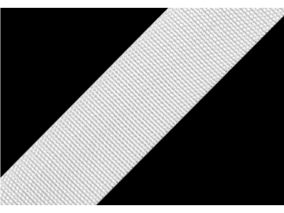 Gurtband 30 mm - uni weiß
